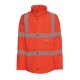 PLANAM Herren Regenjacke rECOflexy Reflexband Orange
