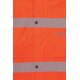 PLANAM Herren Regenjacke rECOflexy Reflexband Orange
