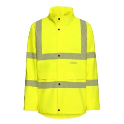 PLANAM Herren Regenjacke rECOflexy Reflexband Gelb