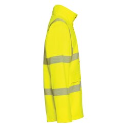 PLANAM Herren Regenjacke rECOflexy Reflexband Gelb