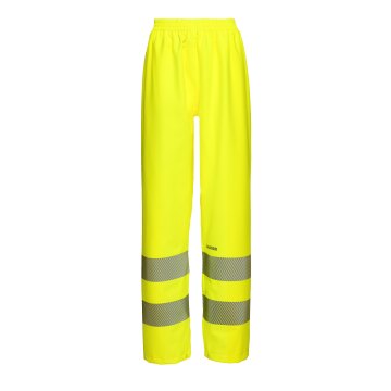 PLANAM Herren Regenhose rECOflexy Reflexband Gelb