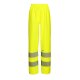 PLANAM Herren Regenhose rECOflexy Reflexband Gelb