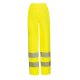 PLANAM Herren Regenhose rECOflexy Reflexband Gelb