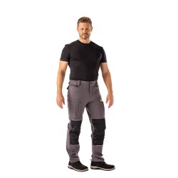 PLANAM Herren Bundhose rECOline SORONA® recycled Schiefer/Schwarz