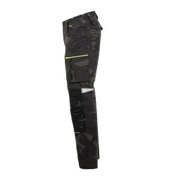 PLANAM Herren Bundhose rECOline SORONA® recycled Camouflage/Schwarz