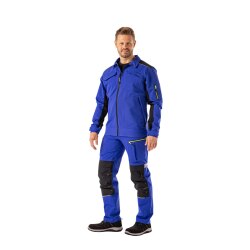 PLANAM Herren Bundjacke rECOline SORONA® recycled Kornblau/Schwarz