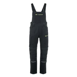 PLANAM Herren Latzhose rECOline SORONA® recycled Schwarz