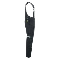 PLANAM Herren Latzhose rECOline SORONA® recycled Schwarz