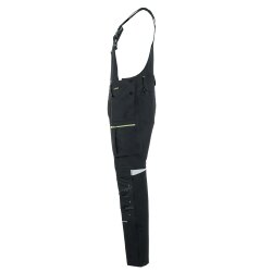 PLANAM Herren Latzhose rECOline SORONA® recycled Schwarz