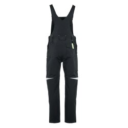 PLANAM Herren Latzhose rECOline SORONA® recycled Schwarz