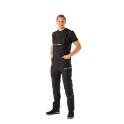 PLANAM Herren Latzhose rECOline SORONA® recycled Schwarz