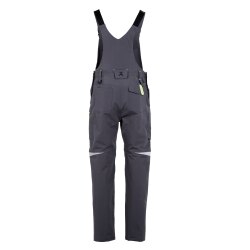 PLANAM Herren Latzhose rECOline SORONA® recycled Schiefer/Schwarz
