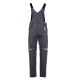 PLANAM Herren Latzhose rECOline SORONA® recycled Schiefer/Schwarz