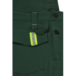 PLANAM Herren Latzhose rECOline SORONA® recycled Grün/Schwarz