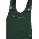 PLANAM Herren Latzhose rECOline SORONA® recycled Grün/Schwarz