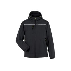 PLANAM Herren Softshelljacke rECOline TPU Schwarz