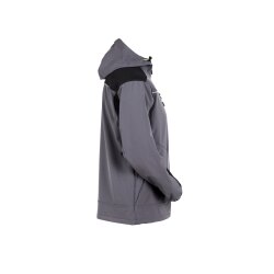 PLANAM Herren Softshelljacke rECOline TPU Schiefer/Schwarz