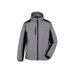 PLANAM Herren Softshelljacke rECOline TPU Zink/Schwarz