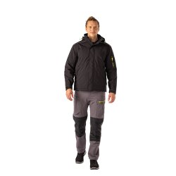 PLANAM Herren Winterjacke rECOline TPU recycled Schwarz
