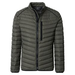 CASAMODA Herren Steppjacke SPORTSWEAR Zipper Grün