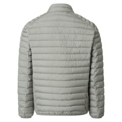 CASAMODA Herren Steppjacke SPORTSWEAR Zipper Silber