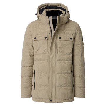 CASAMODA Herren Winterjacke SPORTSWEAR Kapuze Beige