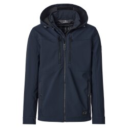 CASAMODA Herren Softshelljacke SPORTSWEAR Kapuze Marine