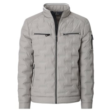 CASAMODA Herren Steppjacke SPORTSWEAR Zipper Silber