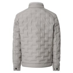 CASAMODA Herren Steppjacke SPORTSWEAR Zipper Silber
