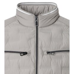 CASAMODA Herren Steppjacke SPORTSWEAR Zipper Silber