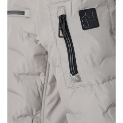CASAMODA Herren Steppjacke SPORTSWEAR Zipper Silber