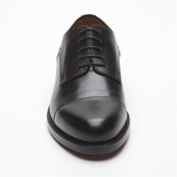 Größe D 40 UK 6 ½ Prime Shoes Chicago Schwarz Box Calf Black Rahmengenäht edler Schnürschuh aus feinstem Kalbsleder