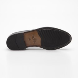 Größe D 40 UK 6 ½ Prime Shoes Prag Rahmengenäht Schwarz Box Calf Black Schnürschuh aus feinstem Kalbsleder
