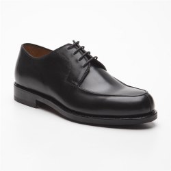 Größe D 45 UK 10 ½ Prime Shoes Prag Rahmengenäht Schwarz Box Calf Black Schnürschuh aus feinstem Kalbsleder