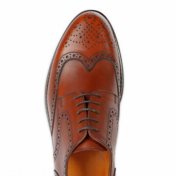 Prime Shoes LINZ Herren Schnürung Budapester Calf French Cuoio EU43/UK9