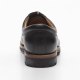 Größe D 41,5 UK 7 ½ Prime Shoes Moskau Schwarz Buffalo black Rahmengenäht Plain Derby edler klassischer Schnürschuh feinstes Kalbsleder