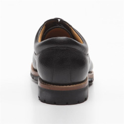 Größe D 45 UK 10 ½ Prime Shoes Moskau Schwarz Buffalo black Rahmengenäht Plain Derby edler klassischer Schnürschuh feinstes Kalbsleder