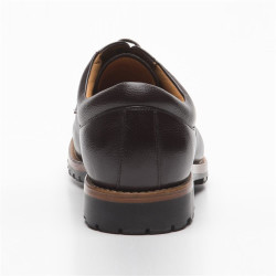 Größe D 40 UK 6 ½ Prime Shoes Moskau Braun Buffalo Testa di Moro Plain Derby Rahmengenäht edler klassischer Schnürschuh feinstes Kalbsleder