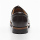 Größe D 41 UK 7 Prime Shoes Moskau Braun Buffalo Testa di Moro Plain Derby Rahmengenäht edler klassischer Schnürschuh feinstes Kalbsleder