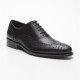 Größe D 47 UK 12 Prime Shoes Oxford Full Brogue Rahmengenäht Schwarz Box Calf Black Schnürschuh aus feinstem Kalbsleder