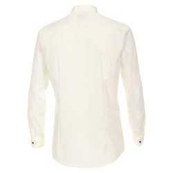 VENTI Herren Festhemd Langarm Kläppchenkragen Modern-Fit Creme 38