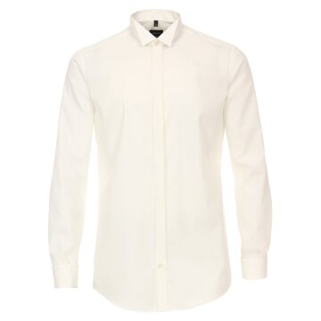 VENTI Herren Festhemd Langarm Kläppchenkragen Modern-Fit Creme 39