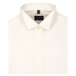 VENTI Herren Festhemd Langarm Kläppchenkragen Modern-Fit Creme 39