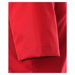 Größe 35 Venti Hemd Rot Uni Kurzarm Slim Fit Tailliert Kentkragen 100% Baumwolle Popeline Bügelfrei