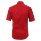 Größe 39 Venti Hemd Rot Uni Kurzarm Slim Fit Tailliert Kentkragen 100% Baumwolle Popeline Bügelfrei